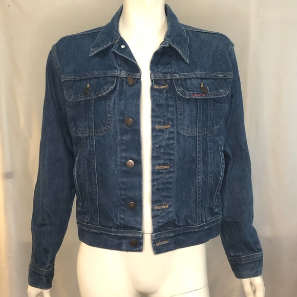 Vintage Dakota blue mid wash denim jean jacket size small - Picture 13 of 15